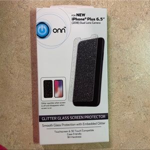 iPhone plus 6.5 glitter screen protector